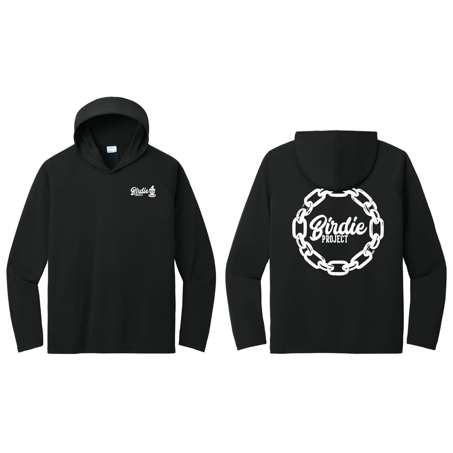 Birdie Project Chain Logo Hooded Long Sleeve