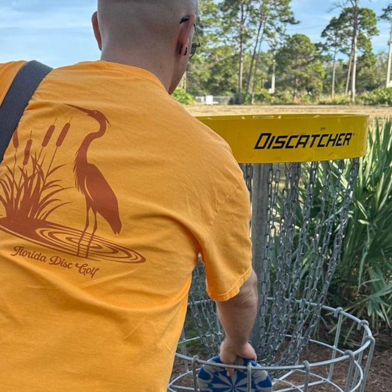 Florida Disc Golf Tee – Bright Orange | Comfort Colors®