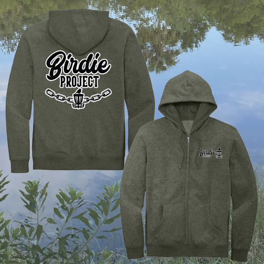 Chainbreaker Full-Zip Hoodie — Heathered Olive