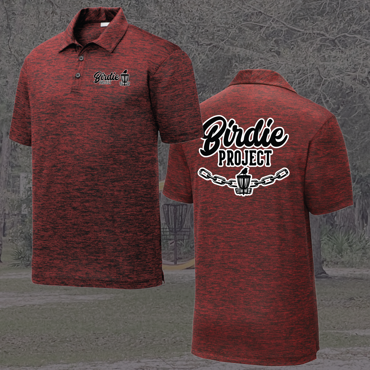 Chainbreaker Performance Polo — Red/Black